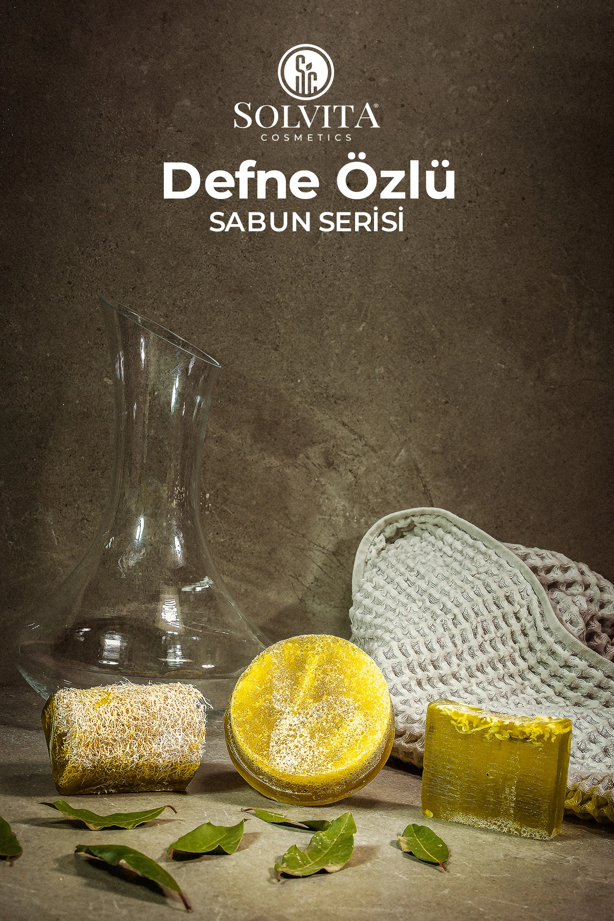 %100 El Yapımı Defne Özlü Gliserinli Sabun