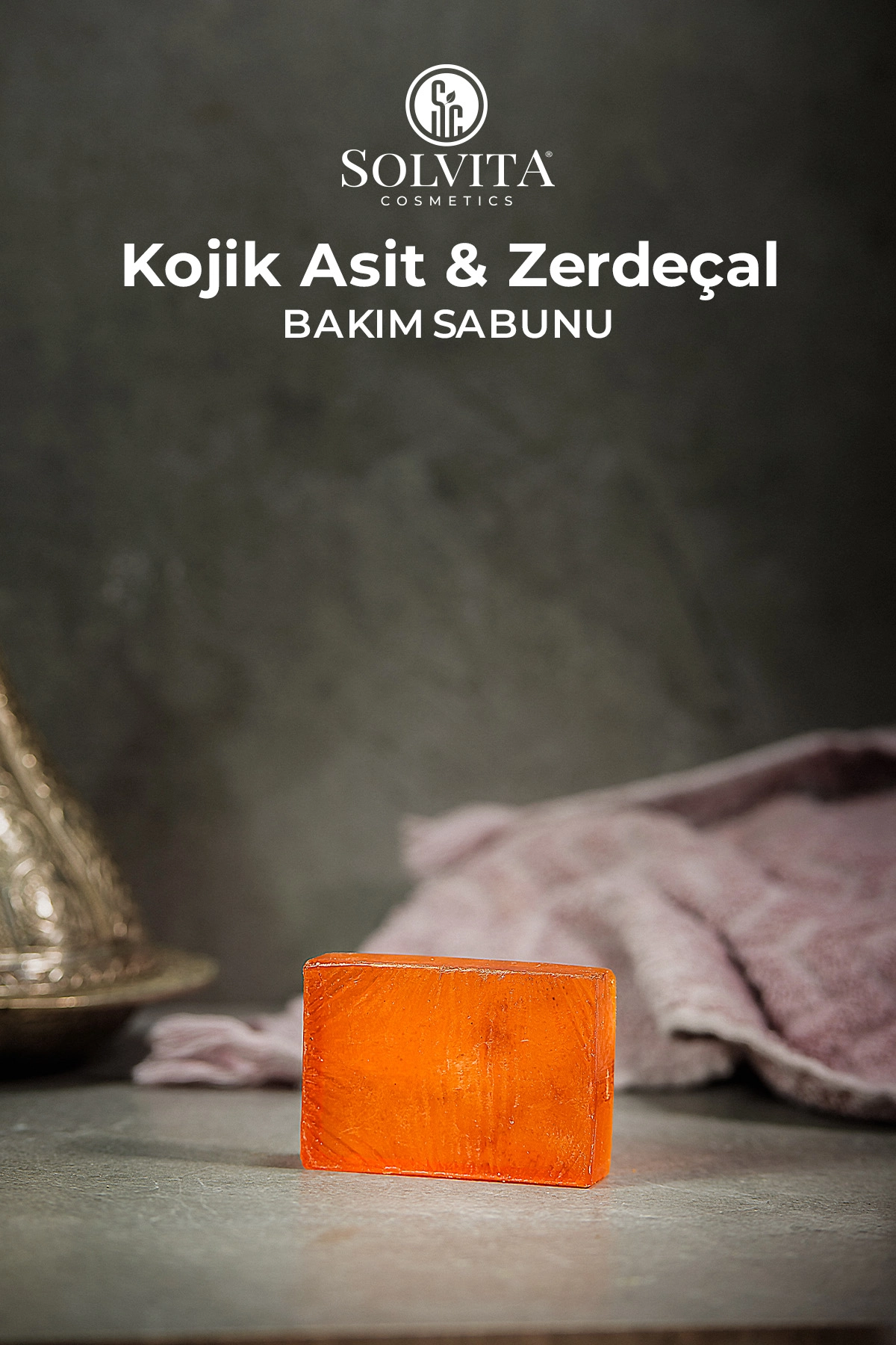 %100 El Yapımı Kojik Asit & Zerdeçal Bakım Sabunu