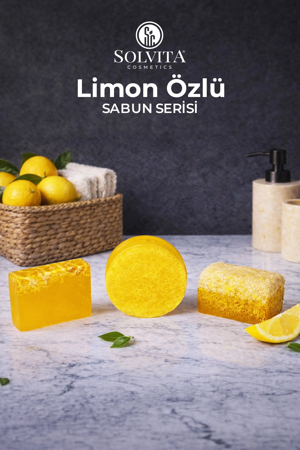 %100 El Yapımı Kabak Lifli Limon Özlü Sabun