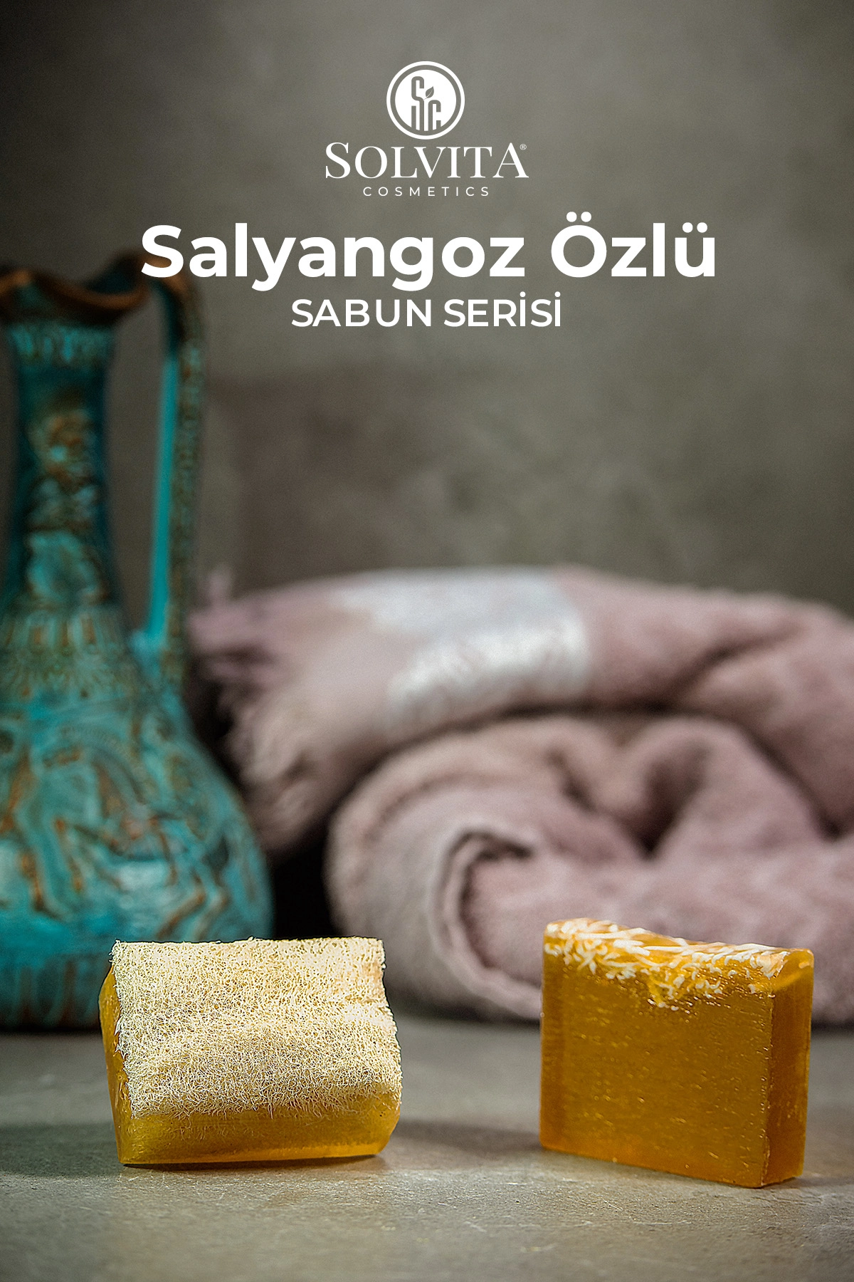 %100 El Yapımı Salyangoz Özlü Gliserinli Sabun