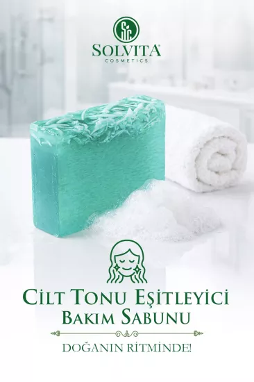 %100 El Yapımı Cilt Tonu Eşitleyici Bakım Sabunu