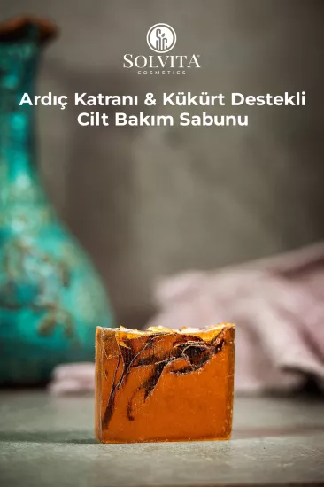 %100 El Yapımı Ardıç Katranı & Kükürtlü Sabun