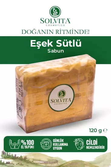 %100 El Yapımı Eşek Sütü Gliserinli Sabun