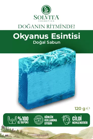 %100 El Yapımı Okyanus Esintisi Gliserinli Sabun