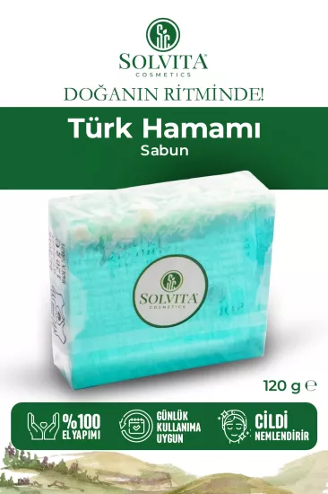 %100 El Yapımı Türk Hamamı Gliserinli Sabun
