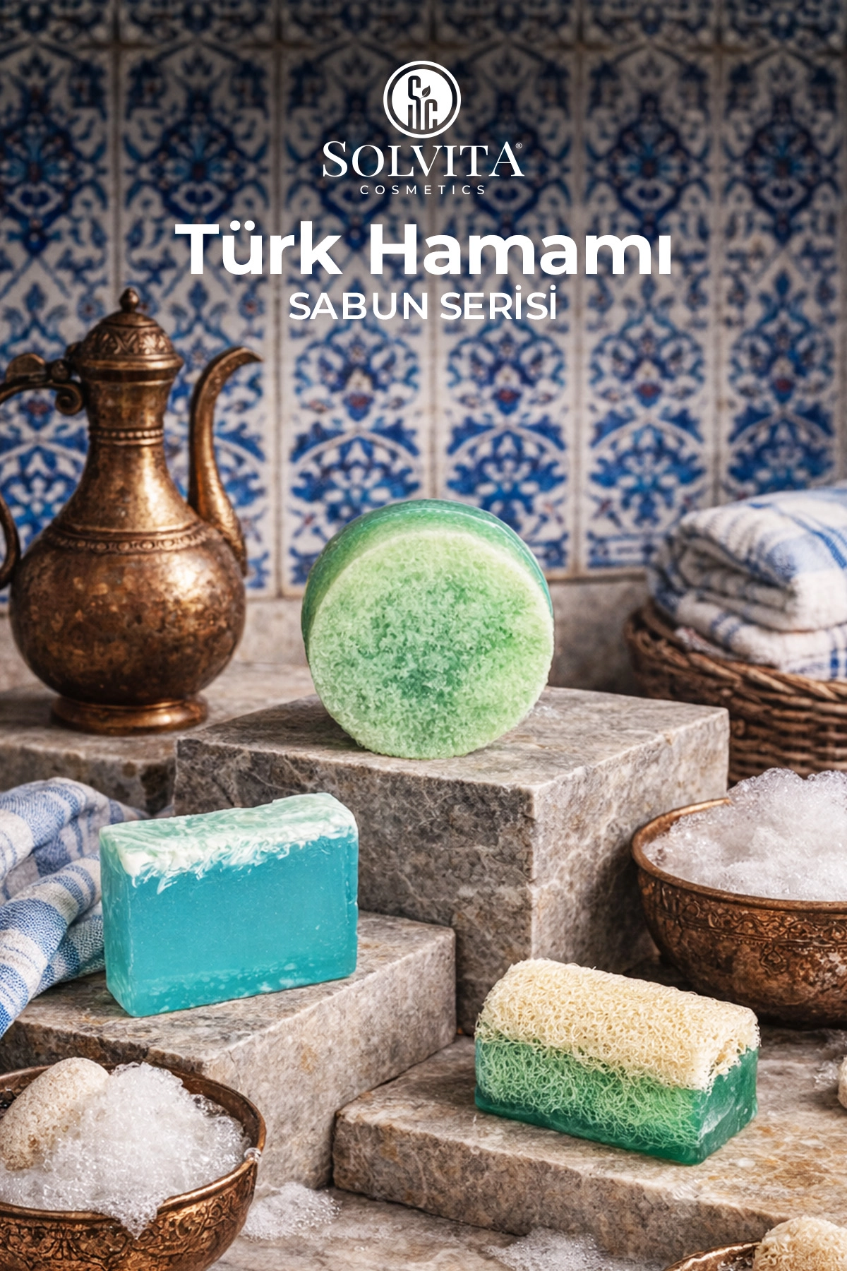 %100 El Yapımı Kabak Lifli Türk Hamamı Sabunu