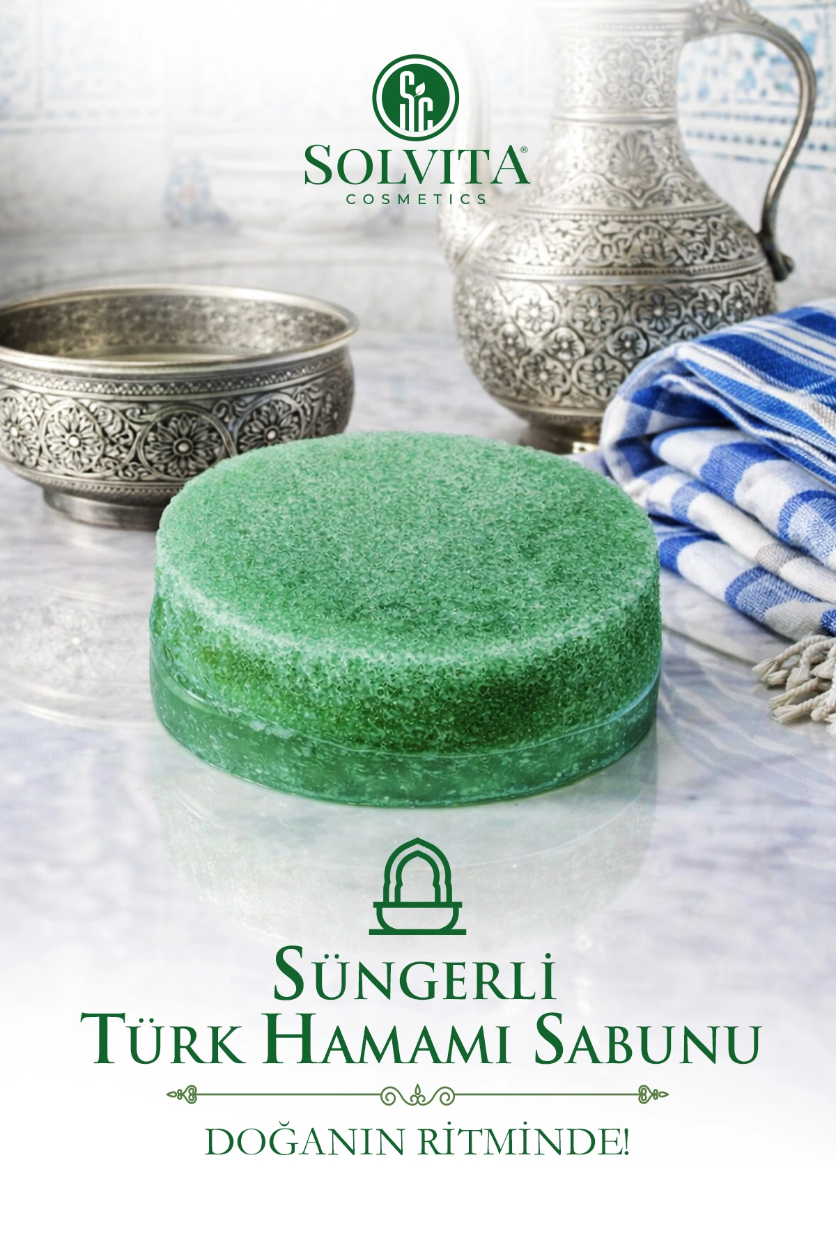 %100 El Yapımı Kabak Lifli Türk Hamamı Sabunu